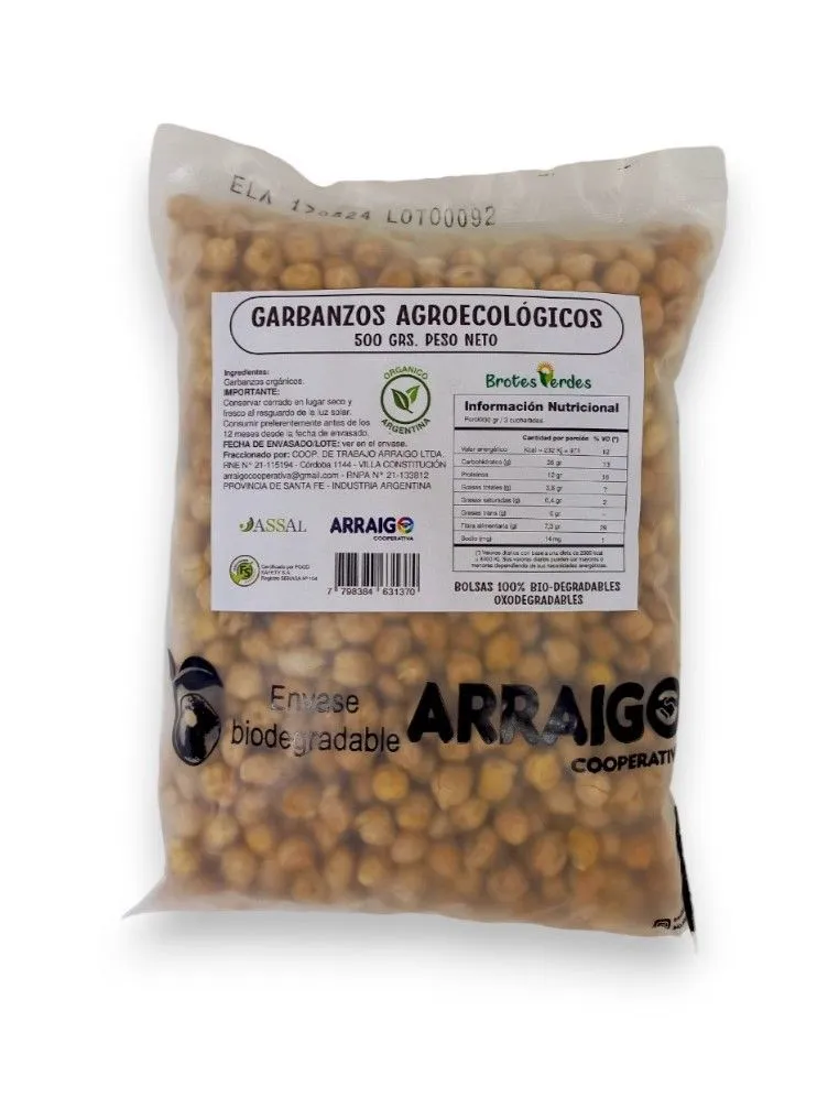 Garbanzos Agroecologicos