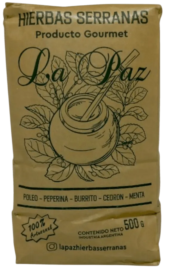 Hierbas Serranas (Poleo/Peperina/Burrito/Cedron/Menta)