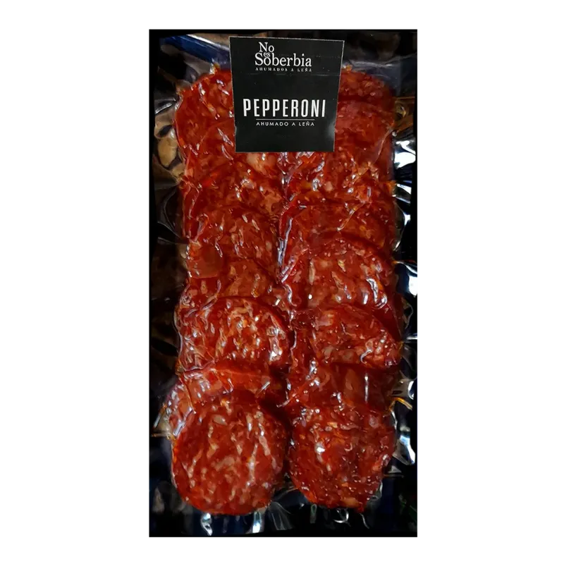Peperoni bastón en fetas