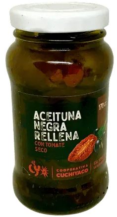 Aceituna Negra Rellena Tomate Seco