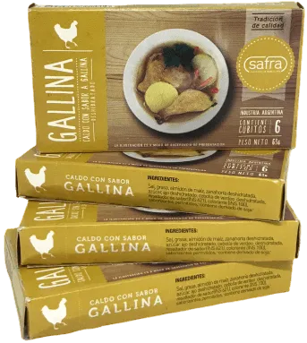 Caldo En Cubos Sabor Gallina