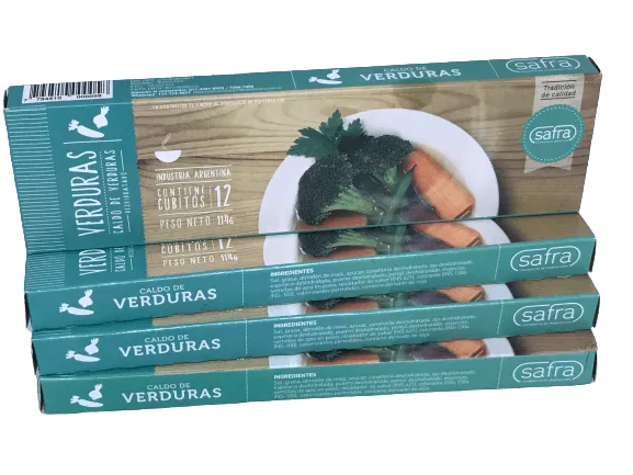 Caldo En Cubos Sabor Verdura