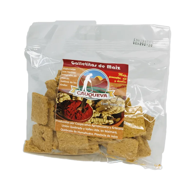 Galletas Maiz Capia Aji Y Pimenton