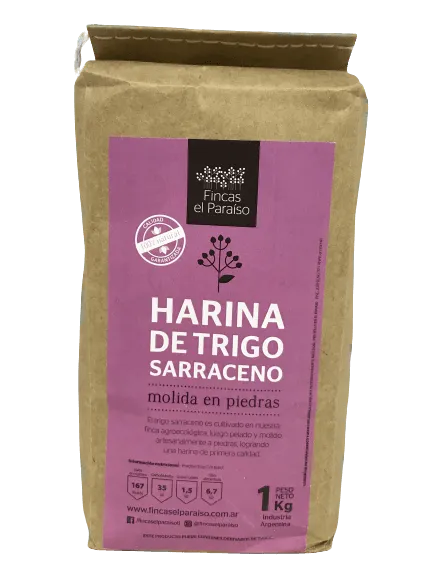 Harina Trigo Sarraceno -Molida En Piedras-