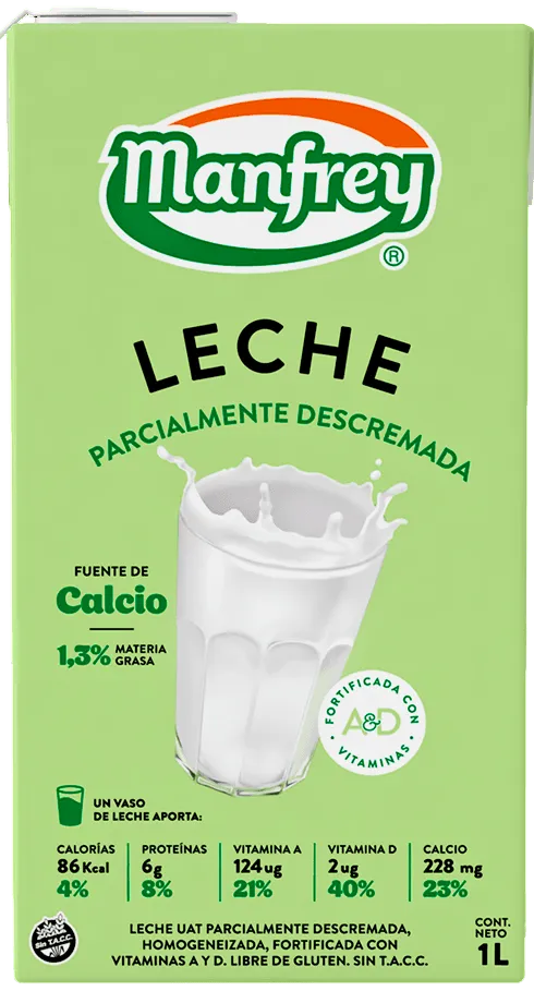 Leche Uat Descremada Homogeneizada