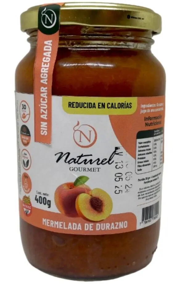 Mermelada Durazno Sin Azucar