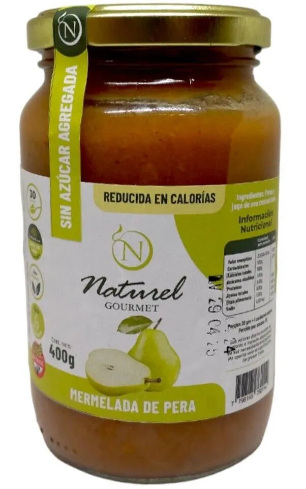 Mermelada Pera Sin Azucar