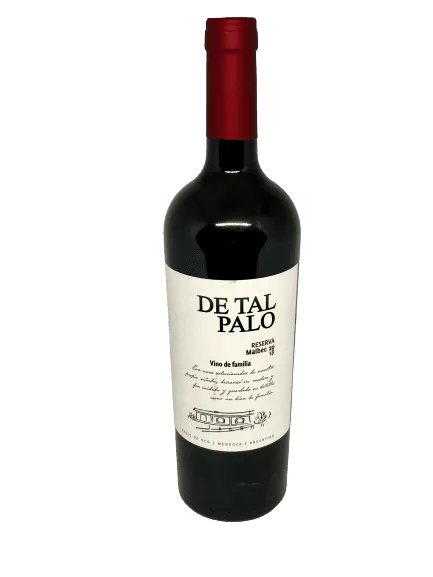 Vino Malbec Reserva 2018 Et. Blanca