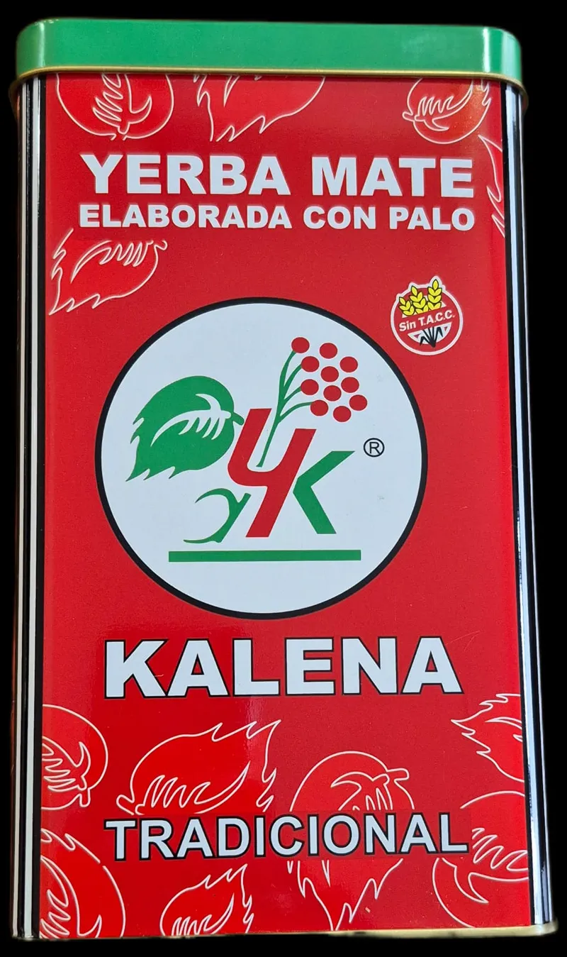 Yerba Mate Lata Roja Con Pico Vertedor 