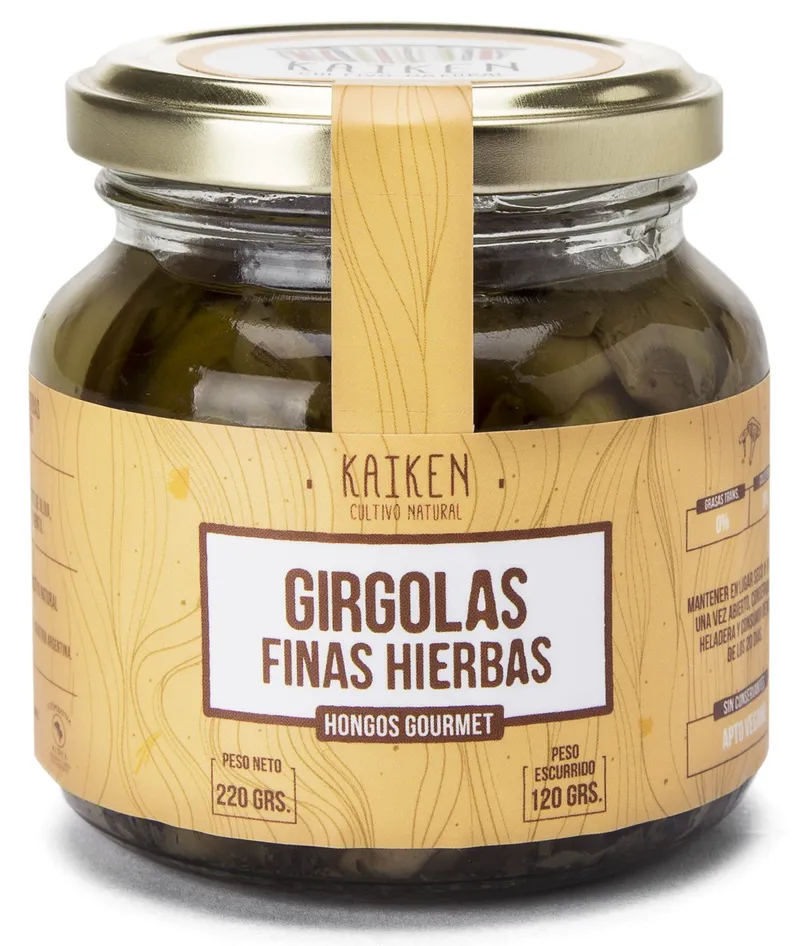 Hongos girgolas finas hierbas 