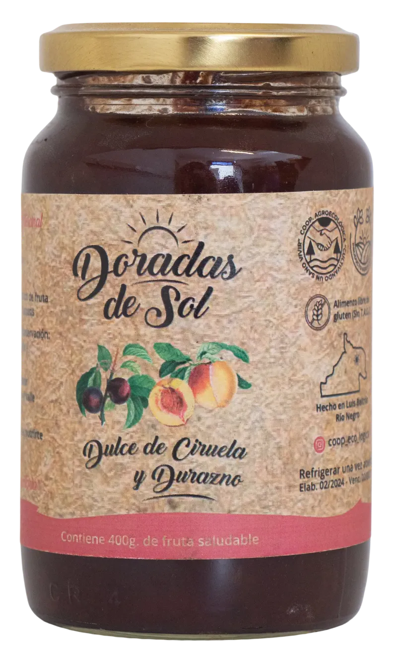 Mermelada ciruela y durazno 