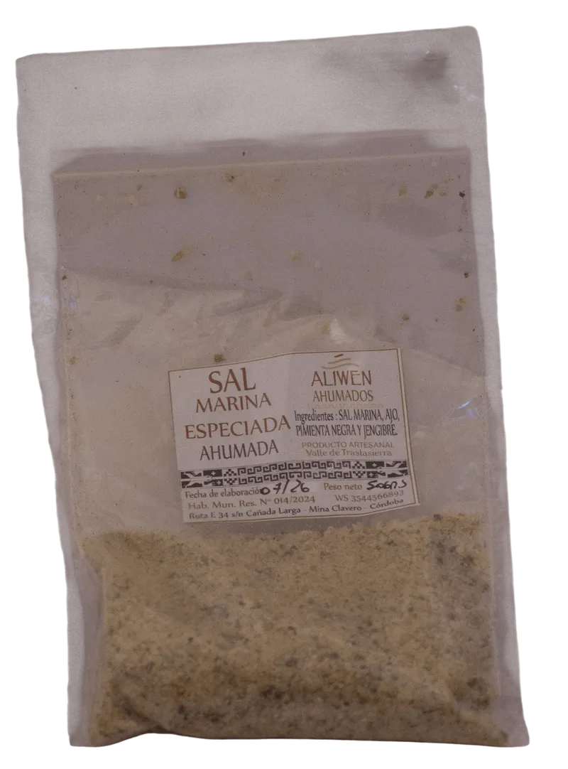 Sal marina especiada ahumada 