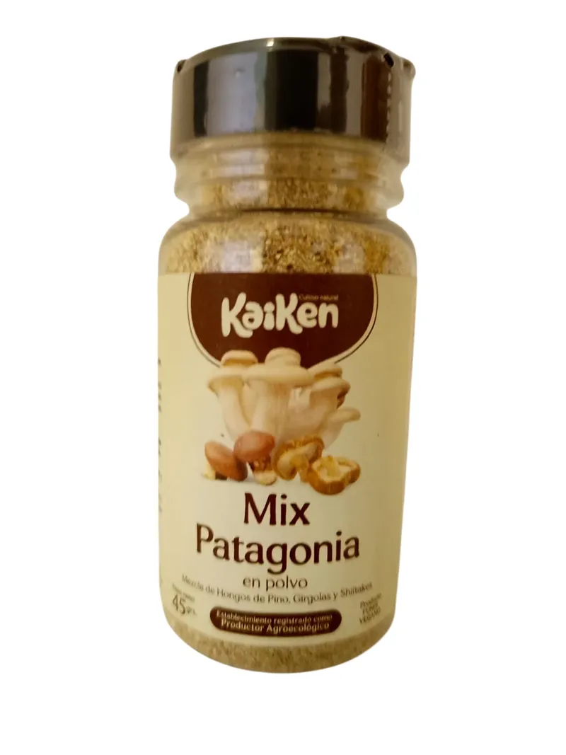 Polvo hongos mix patagonia (pino + shiitake + girgolas) 