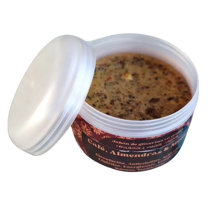 Jabón exfoliante de café