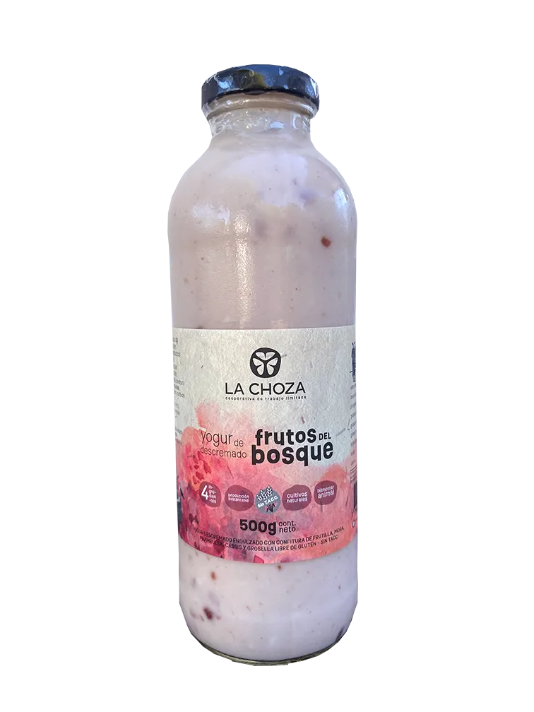 Yogur frutos del bosque descremado 