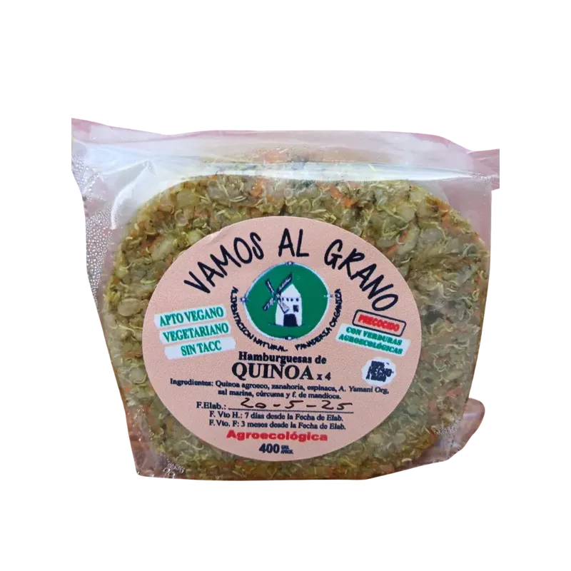 Hamburguesa quinoa