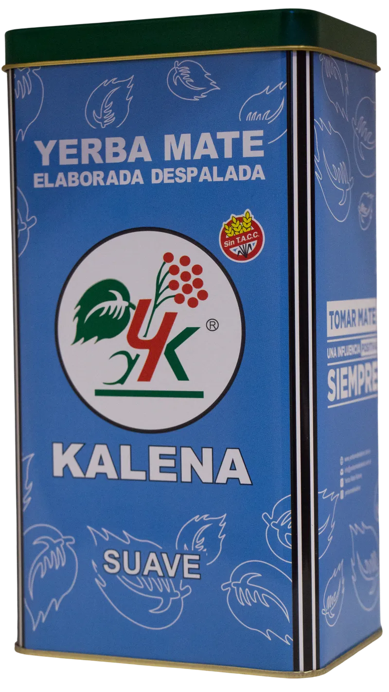 Yerba Mate Lata Azul Con Pico Vertedor 