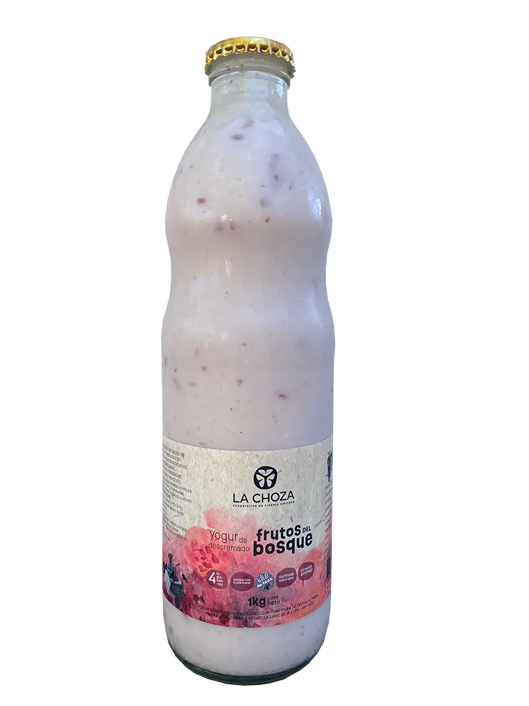 Yogur descremado frutos del bosque