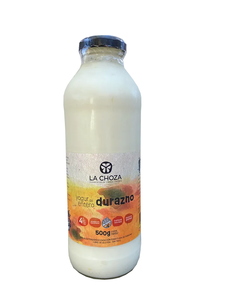 Yogur entero durazno 