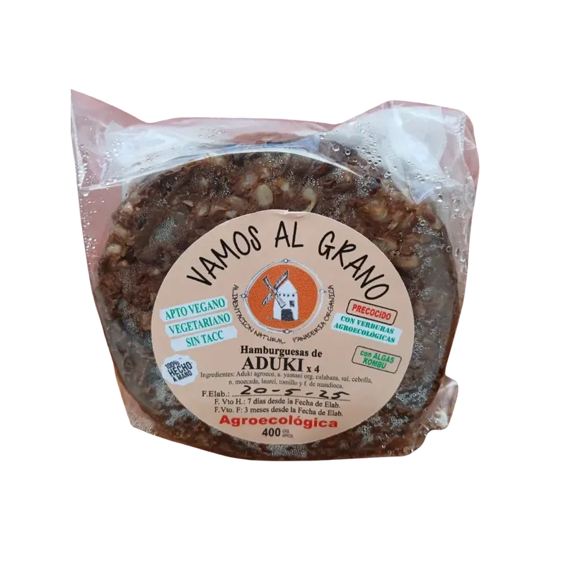 Hamburguesa poroto aduki 