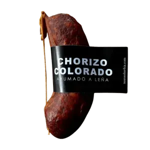 Chorizo colorado ahumado a leña