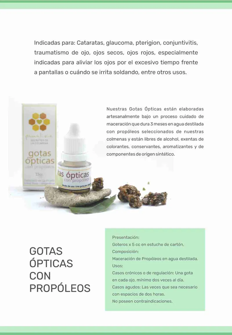 Gotas Opticas de Propoleos