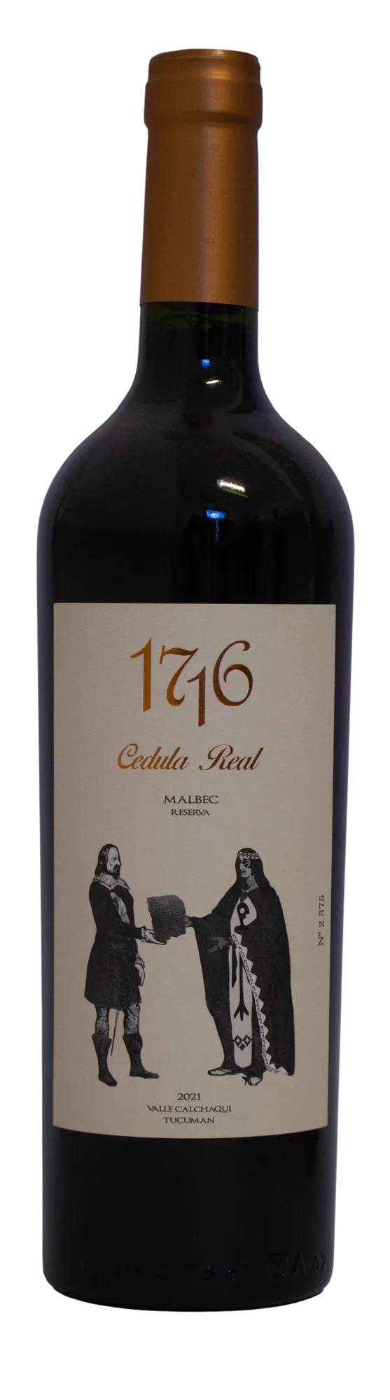 Vino malbec reserva 1716 