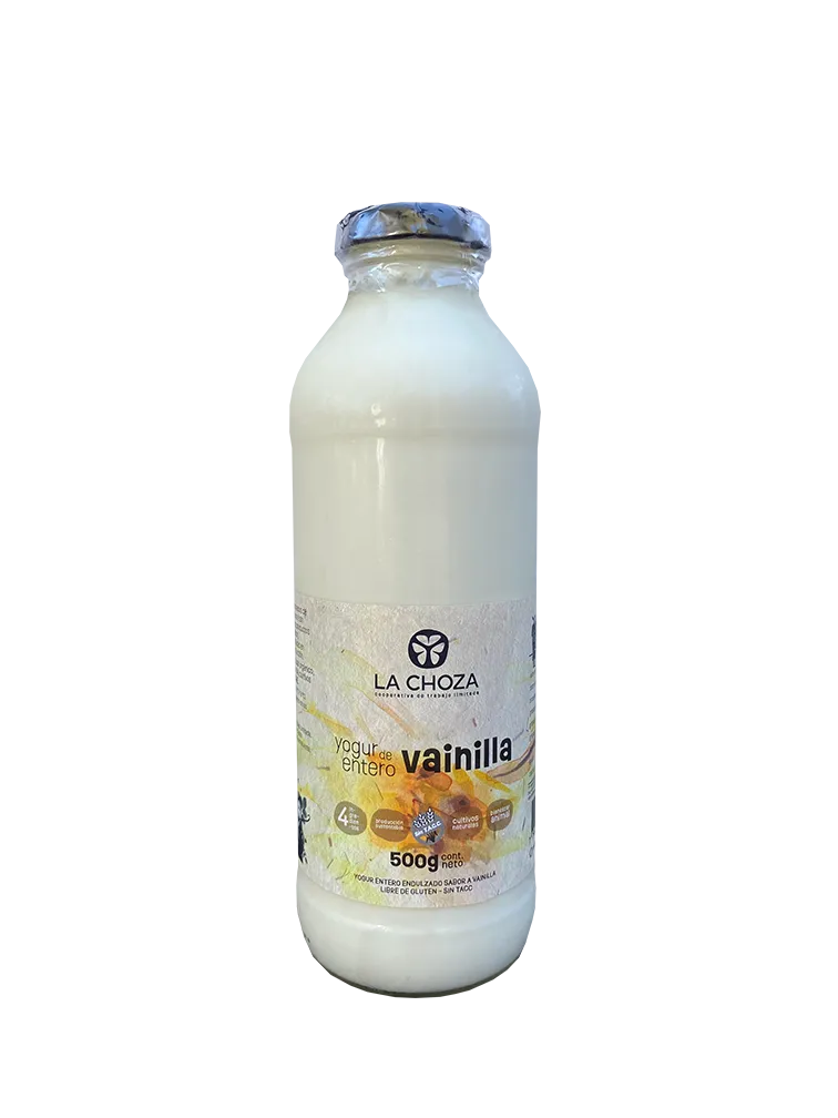 Yogur vainilla entero 