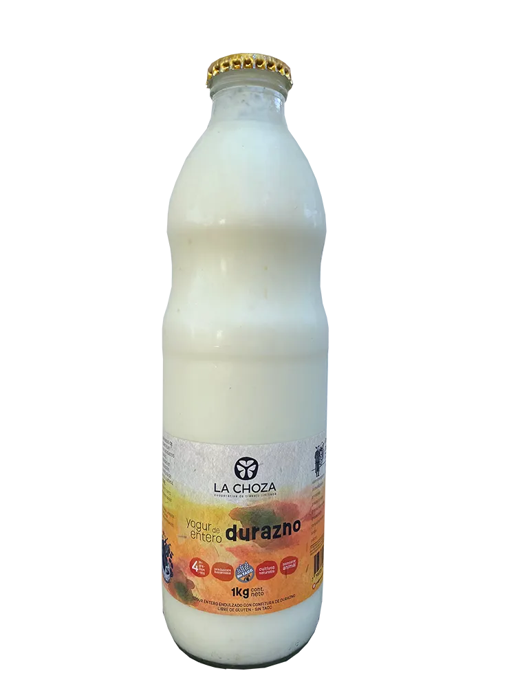 Yogur entero durazno