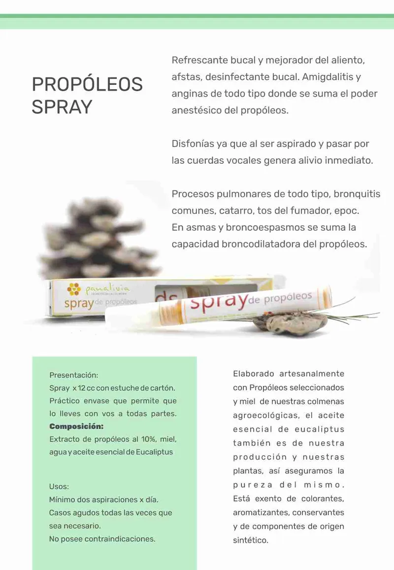 Spray de Propoleos