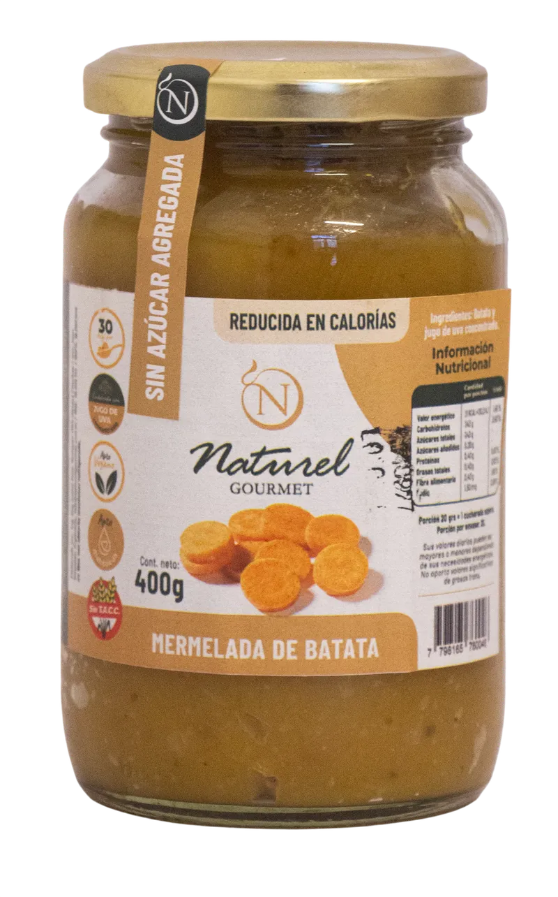 Mermelada Batata  Sin Azucar