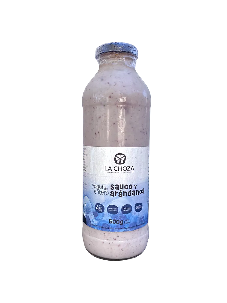 Yogur entero arandanos/sauco 