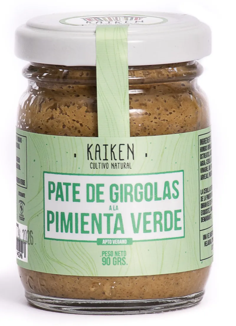 Pate Girgolas Con Pimienta Verde