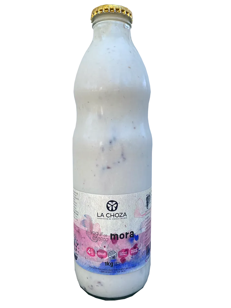 Yogur entero mora 