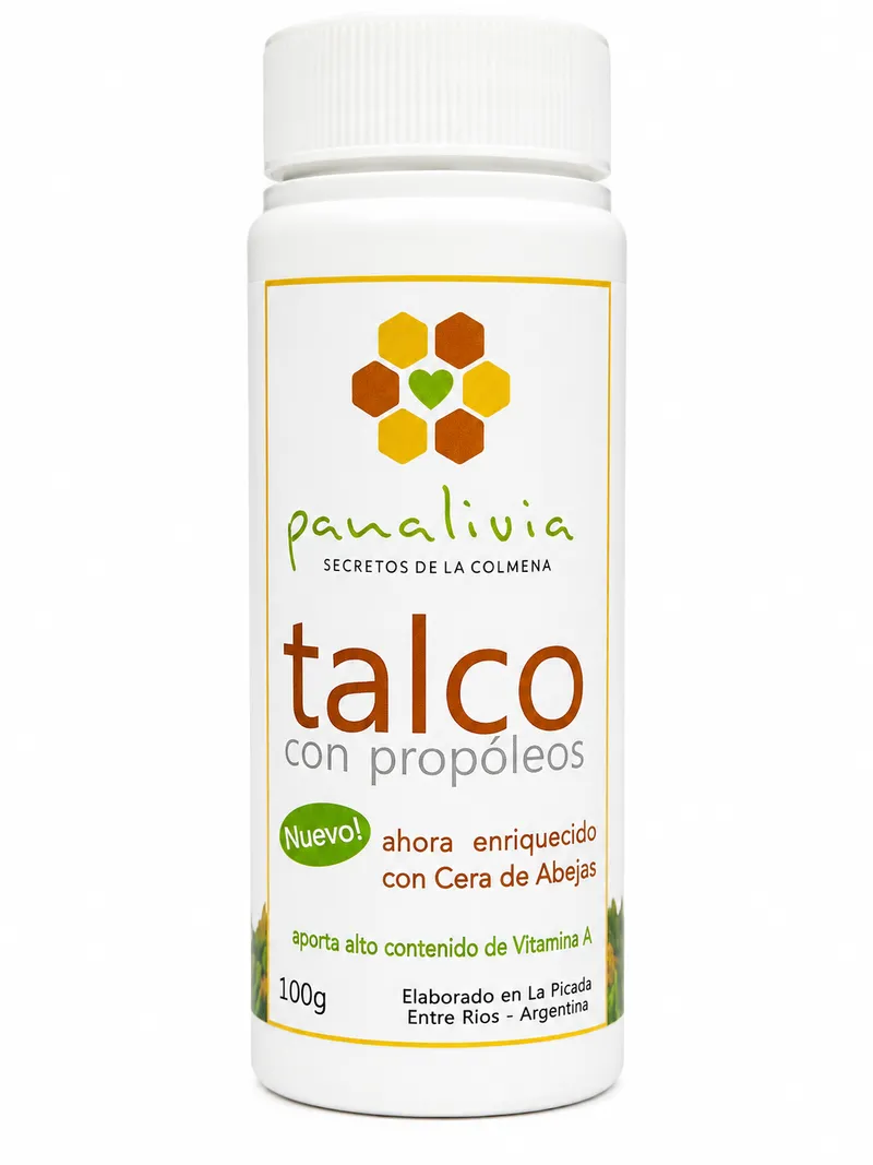 Talco con Propoleos y Cera